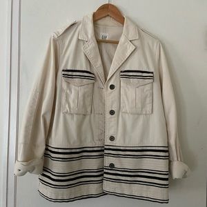 GAP Kahki Cotton Blazer